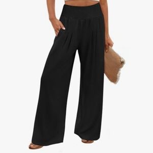 🍩 Ardene Black Textured Flowing Pants